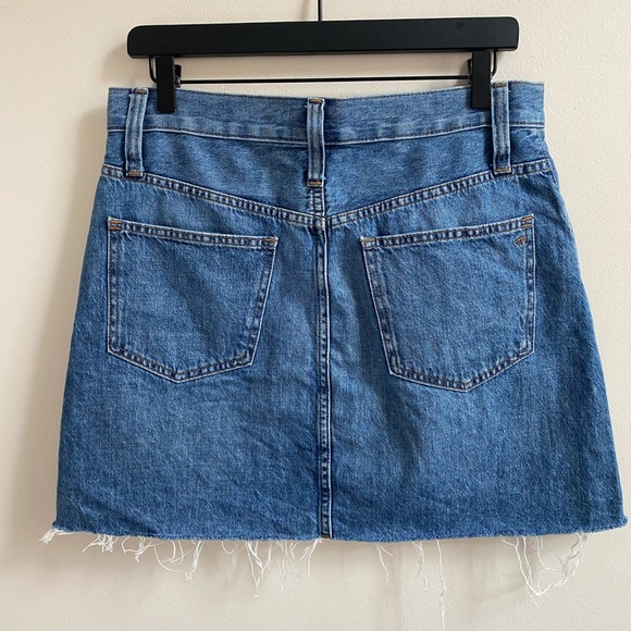 Madewell Rigid A-Line Mini Skirt - Picture 4 of 8